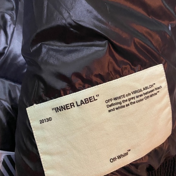 Rare off white fire tape vest fits l-slim xl - Picture 4 of 7